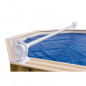 UBBINK Enrouleur de baches de piscine luxe jusqua 6.5m de largeur