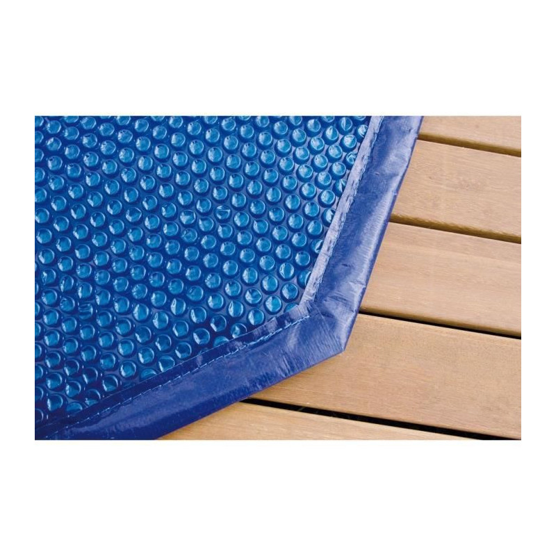 UBBINK Bache a bulles bordee pour piscine en bois O360 cm - Bleu