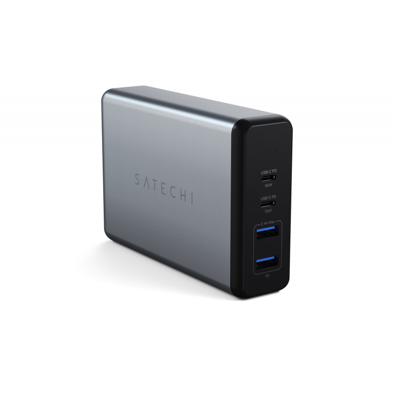 Chargeur de bureau Satechi 108W Pro USB C PD Bleu