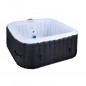 SUN SPA Spa gonflable carre Laminee - 4 personnes - 1, 55 x H 0, 65 m