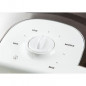 DOMO DO9222W - Gaufrier - 900W - 4x7 cm - Revetement anti-adhesif - Thermostat reglable - Safety lock