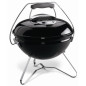 WEBER Barbecue a charbon portable Smokey Joe Premium O37 cm - Acier chrome - Noir