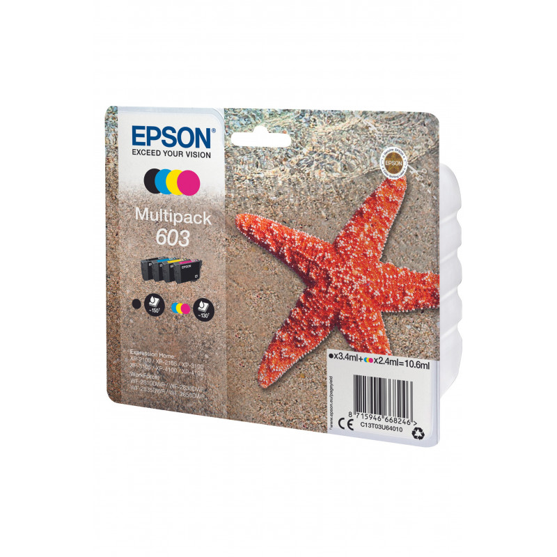 Pack de Cartouche d encre Epson PACK Etoile de mer 4 couleurs