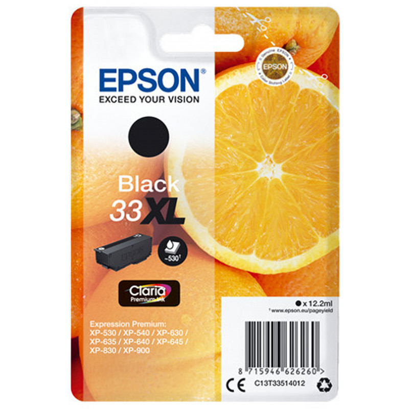 Cartouche d encre Epson Orange XL Noir