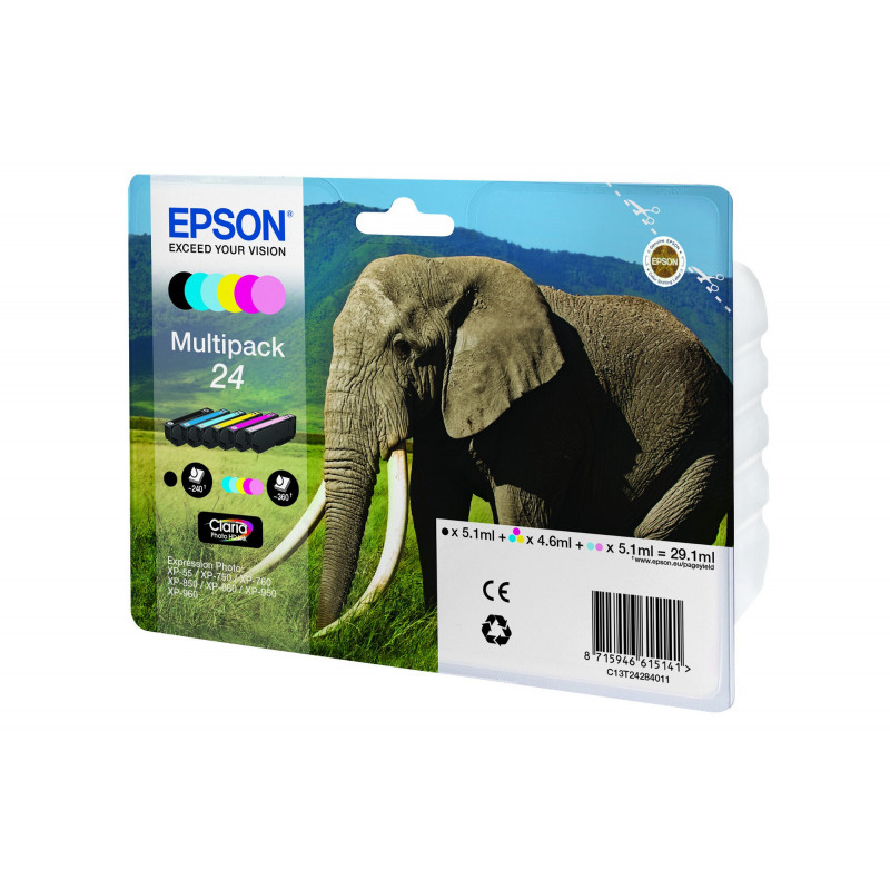 Pack de Cartouche d encre Epson Elephant 6 couleurs