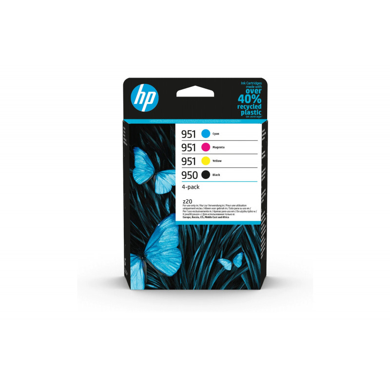 Pack de cartouche d encre HP 950 Noir + Cartouche d encre HP 951 couleurs Cyan, Magenta et Jaune