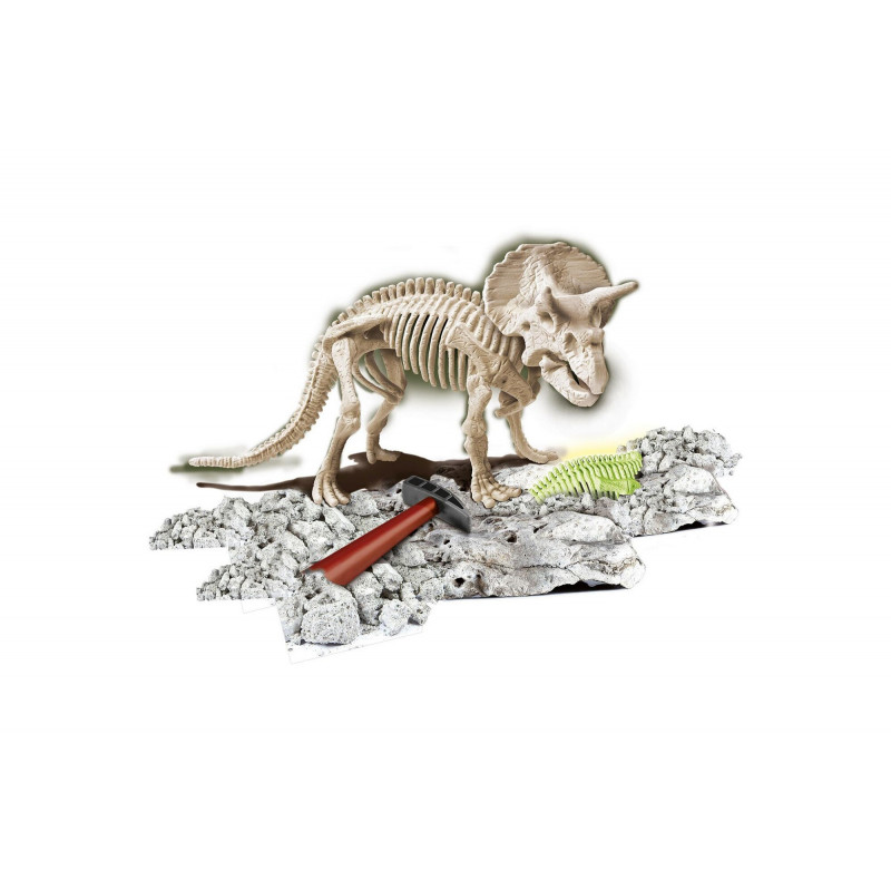 Clementoni - Science & Jeu - Archéo Ludic - T-Rex & Tricératops