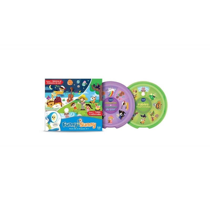 Pack de 2 disques Vtech Baby Funny Sunny N°1