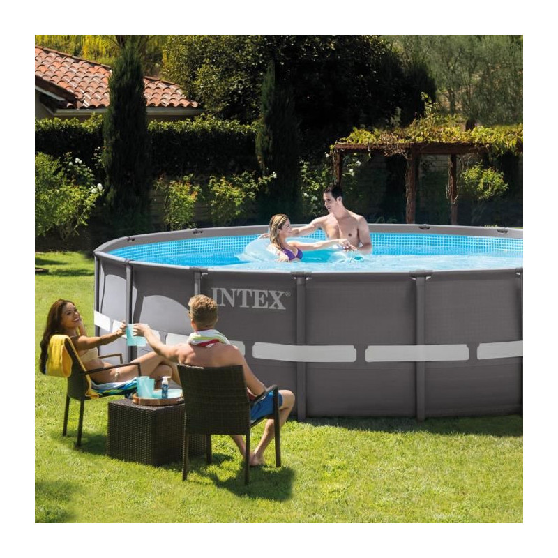 Intex kit piscine ultra xtr ronde tubulaire o5,49 x h1,32m