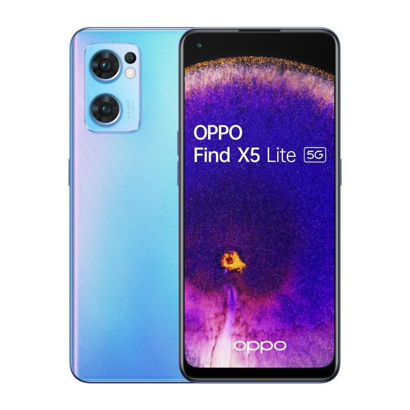 OPPO Find X5 Lite 5G 8 Go RAM + 256 Go Bleu