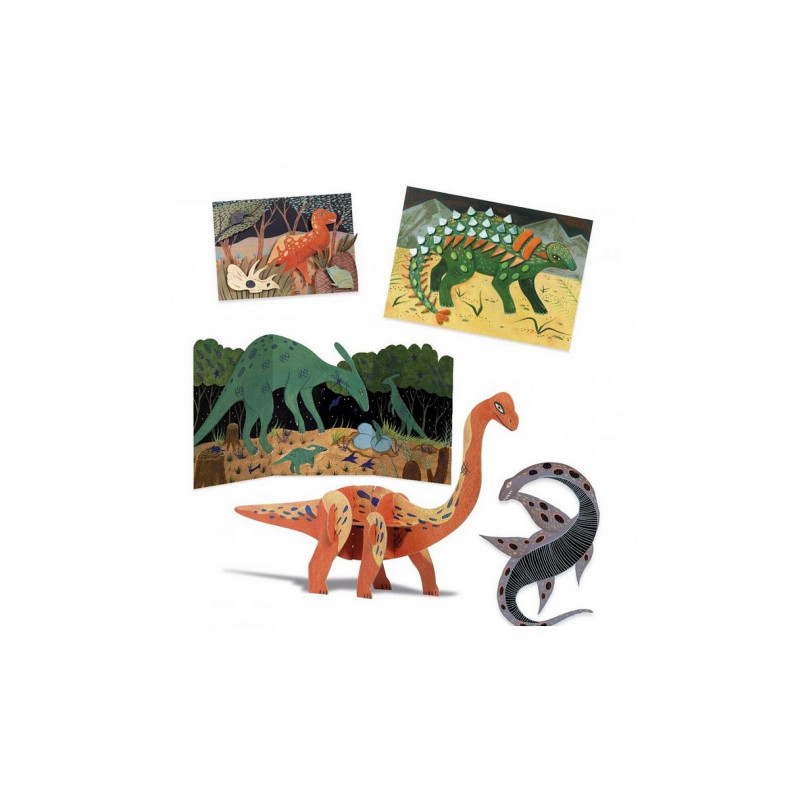 Kit créatif Djeco Le monde des dinosaures