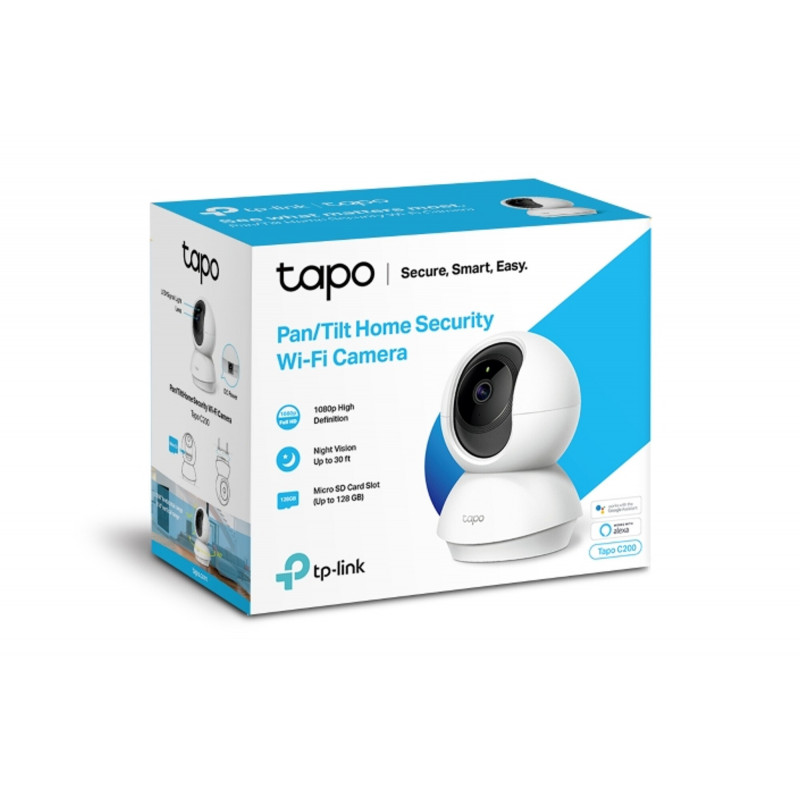 Caméra de surveillance connectée TP Link Tapo C200 intérieure Blanc