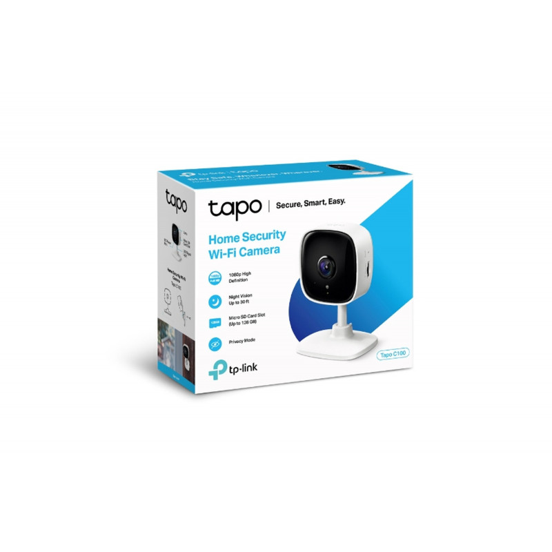 Caméra de surveillance connectée TP Link Tapo C100 intérieure Blanc