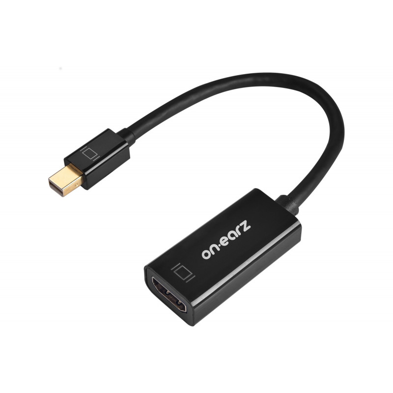 Adaptateur Mini DisplayPort vers HDMI On Earz Mobile Gear Noir