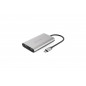 Adaptateur USB Type C vers 2 ports HDMI HyperDrive Gris pour MacBook Air Pro et PC