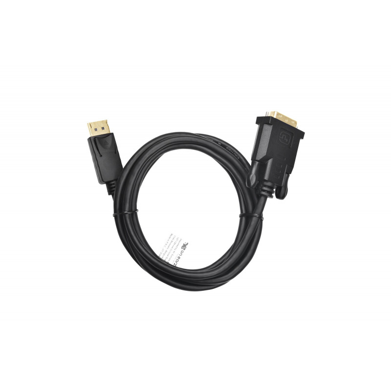 Câble DisplayPort vers DVI On Earz Mobile Gear 1.8 m Noir
