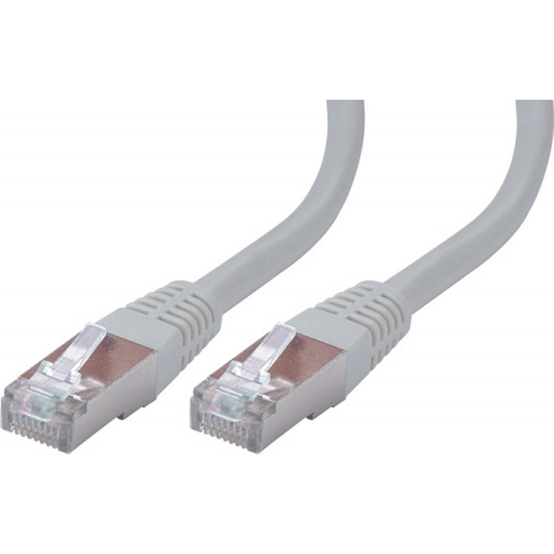 Câble réseau Ethernet RJ 45 Cat 6 S FTP Erard 25 m Blanc