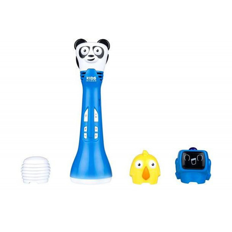 Microphone de karaoké pour enfants BigBen avec changeur de voix Bleu