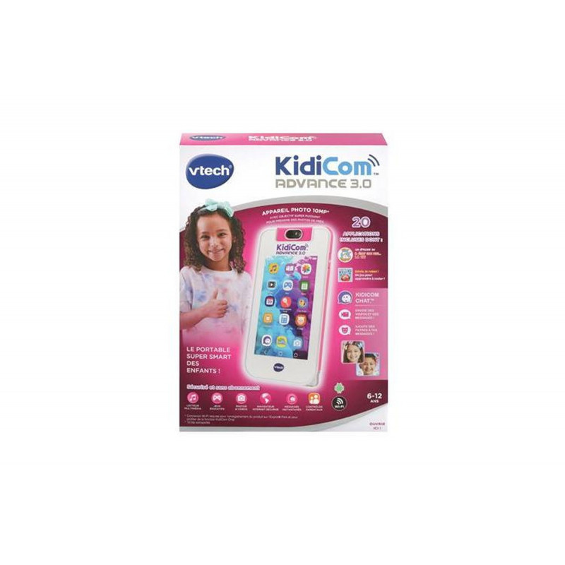 Portable pour les juniors Vtech Baby KidiCom Advance 3.0 Blanc et Rose