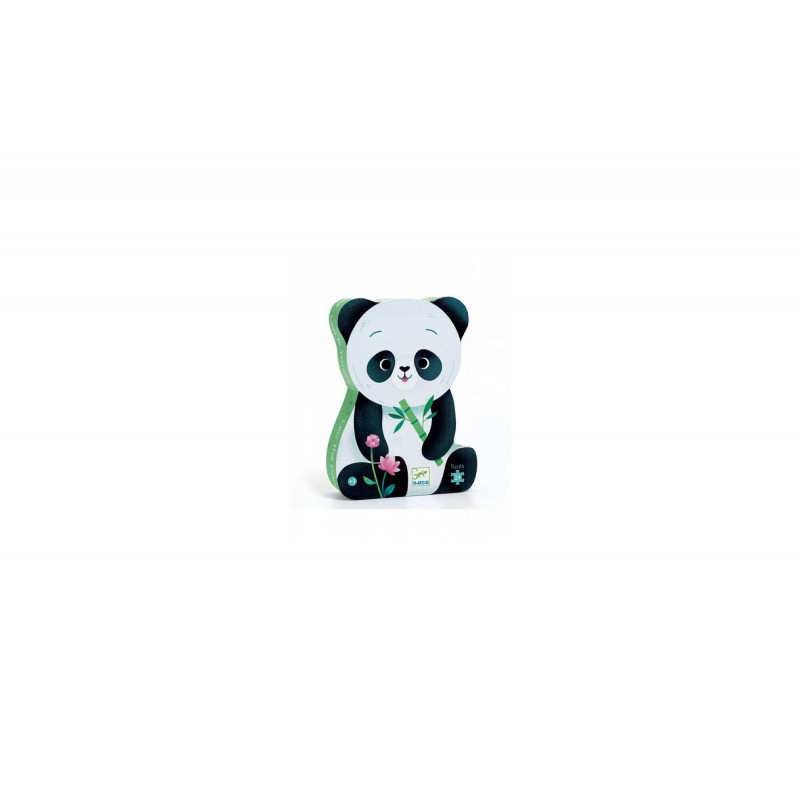 Puzzle enfant Djeco Silhouette Panda 24 pièces