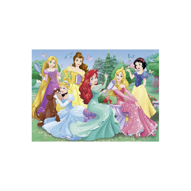 Puzzle 45 pièces Nathan Rencontre avec les princesses Disney