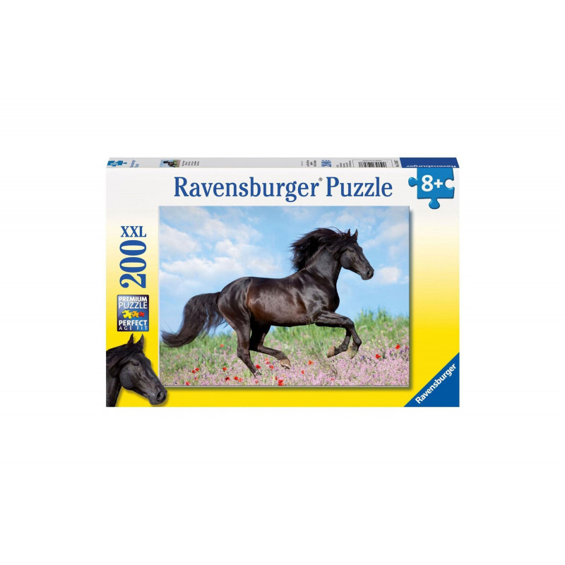 Puzzle 200 pièces XXL Ravensburger Etalon Noir