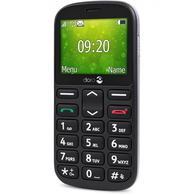 Téléphone mobile Doro 1360 Double SIM Noir