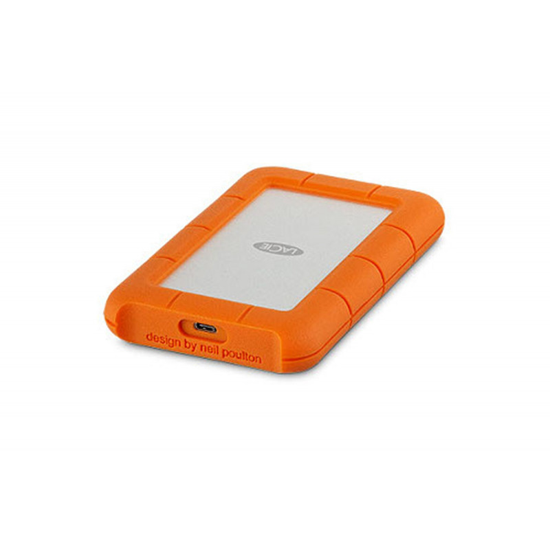 Disque dur portable LaCie Rugged 1 To USB C Orange
