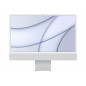 Apple iMac 24" 512 Go SSD 16 Go RAM Puce M1 CPU 8 cœurs GPU 8 cœurs Argent Nouveau
