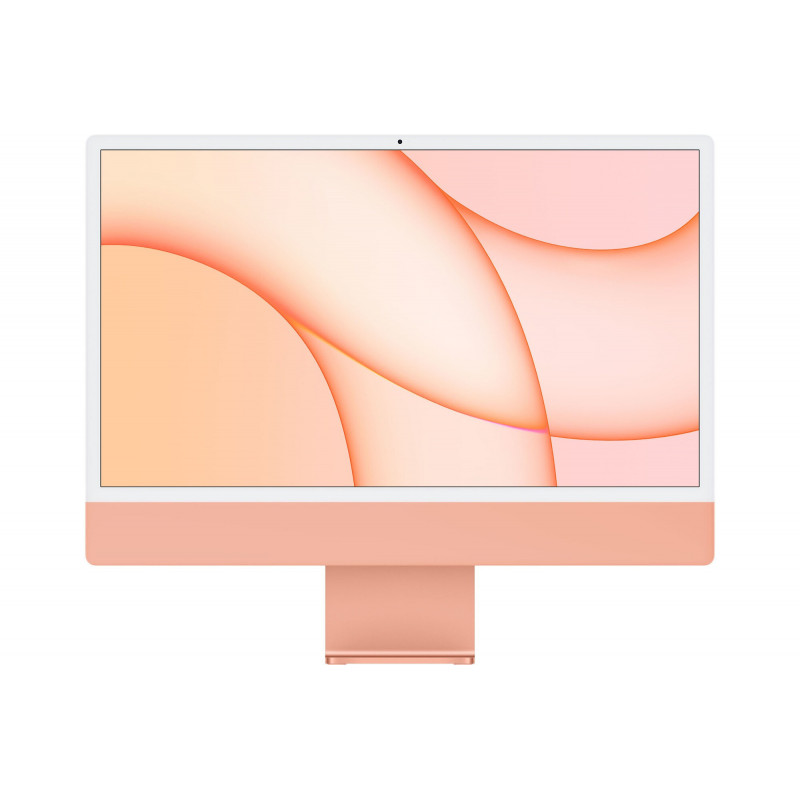 Apple iMac 24" 256 Go SSD 8 Go RAM Puce M1 CPU 8 cœurs GPU 8 cœurs Orange Nouveau