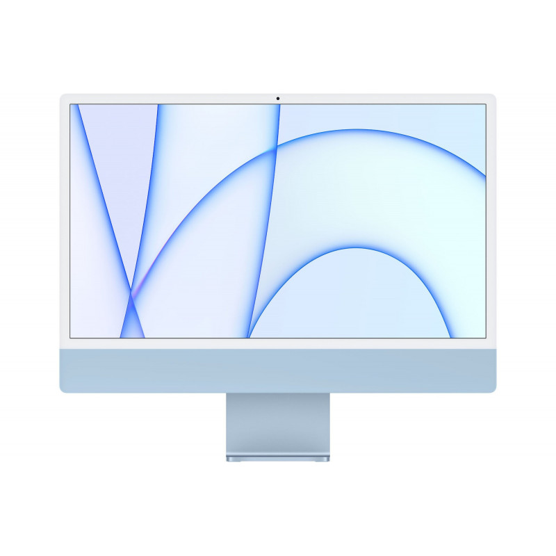Apple iMac 24" 1 To SSD 8 Go RAM Puce M1 CPU 8 cœurs GPU 8 cœurs Bleu Nouveau