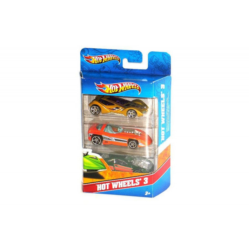 Pack de 3 voitures Hot Wheels Mattel