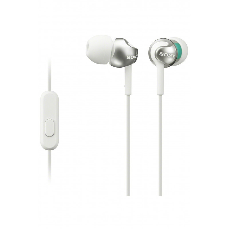 Ecouteurs intra auriculaires Sony MDR EX110AP Blanc