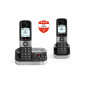 Téléphone fixe sans fil Alcatel F890 Voice Duo Noir