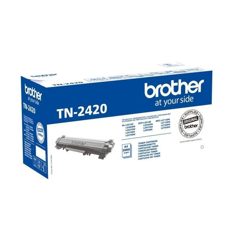 BROTHER Toner noir haute capacite TN2420 - 3 000 pages