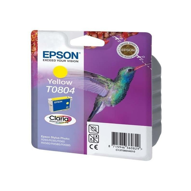 Epson T0804 Colibri Cartouche dencre Jaune