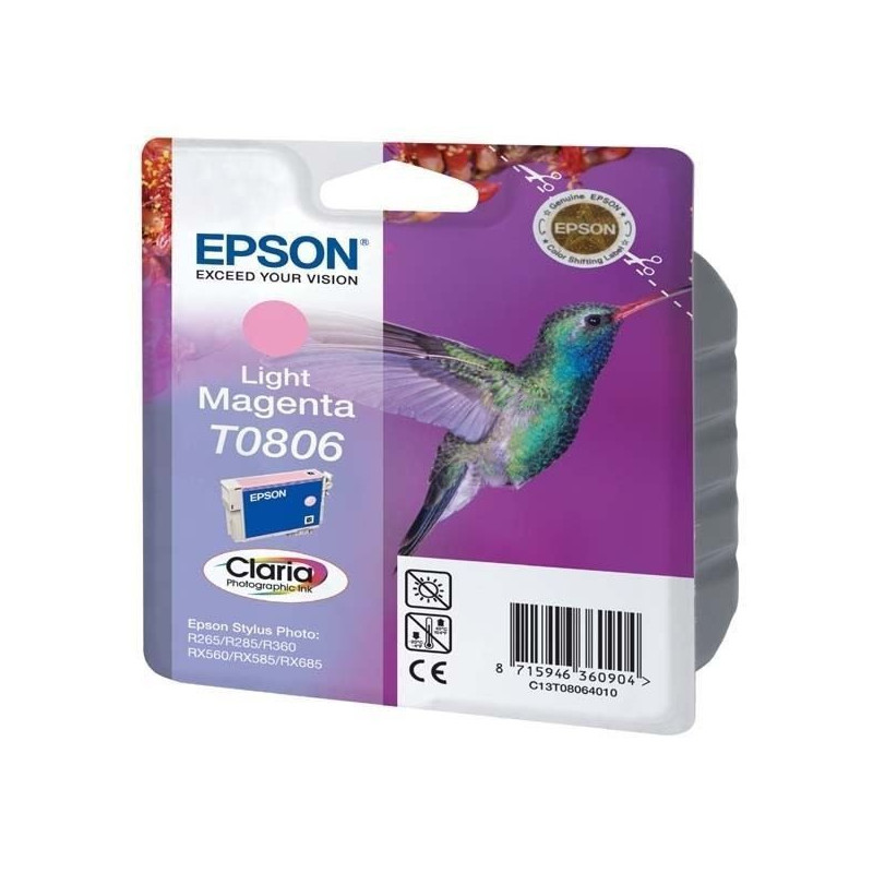 Epson T0806 Colibri Cartouche dencre Magenta clair
