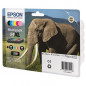 Cartouche Epson Elephant - T24 6 couleurs
