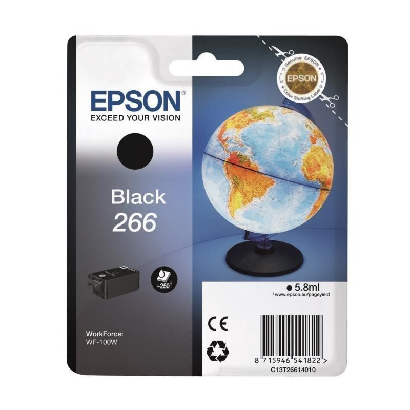 EPSON - Cartouche dencre Noire - Black 266