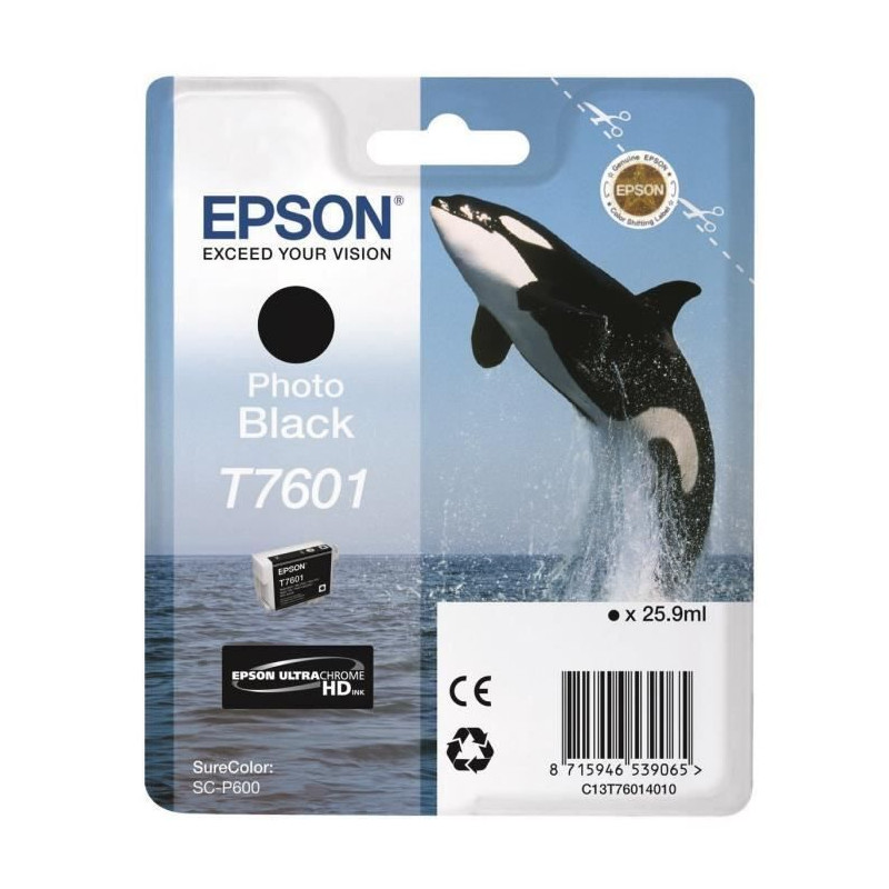 Epson Cartouche Orque T7601 Noir