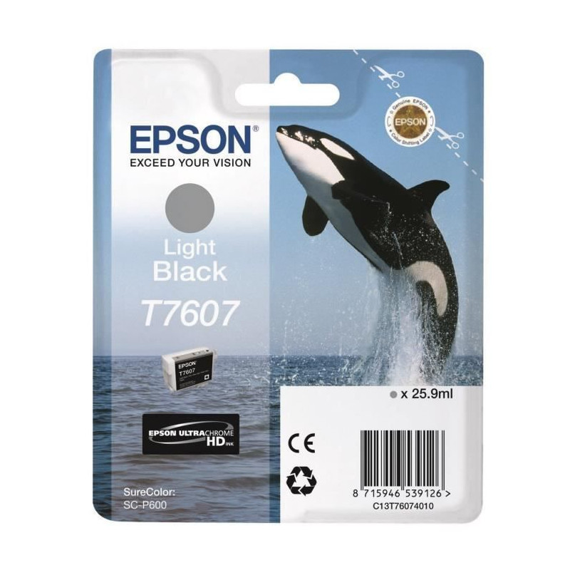 Epson Cartouche Orque T7607 Noir clair