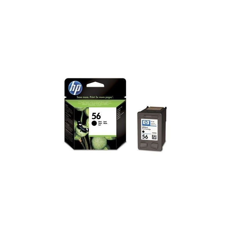 HP 56 cartouche dencre noire authentique pour HP OfficeJet 5610 et HP PSC 1217/1311/1355 C6656AE