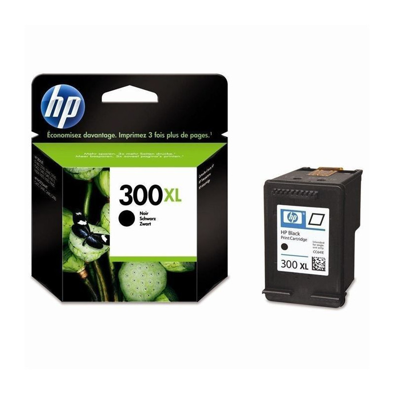 HP 300XL cartouche dencre noire grande capacite authentique pour HP DeskJet F4580 et HP Photosmart C4680/C4795 CC641EE