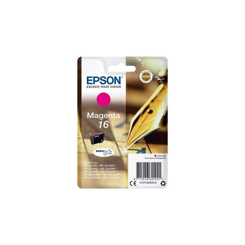 EPSON Cartouche T1623 - Stylo Plume - Magenta