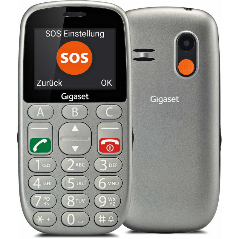 GIGASET MOBILES Téléphone mobile GIGASET MOBILES GL 390 GRIS