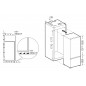 Réfrigérateurs combinés Froid Froid statique SCHNEIDER 54cm F, 4781481