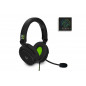 Pack Casque Gaming filaire + Support Stealth C6100 Noir carbone et vert