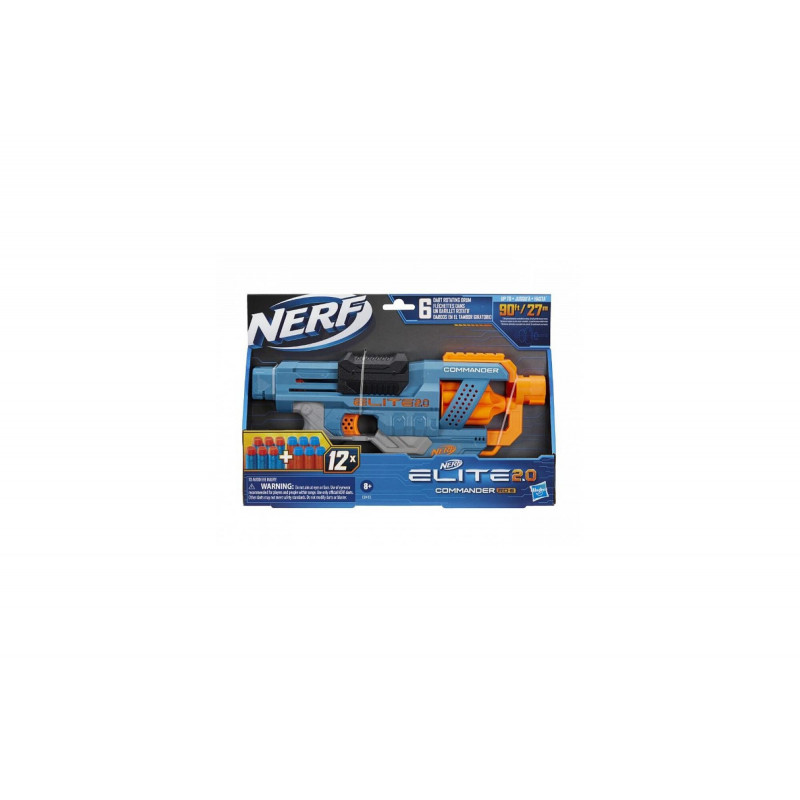 Nerf Elite 2.0 Commander RD 6 avec 12 fléchettes Nerf