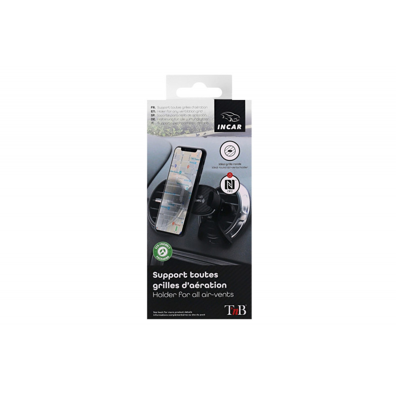 Support smartphone TNB Voiture grille d'aération NFC premium