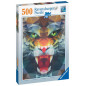 Puzzle 500 Pièces Ravensburger Lion de polygone